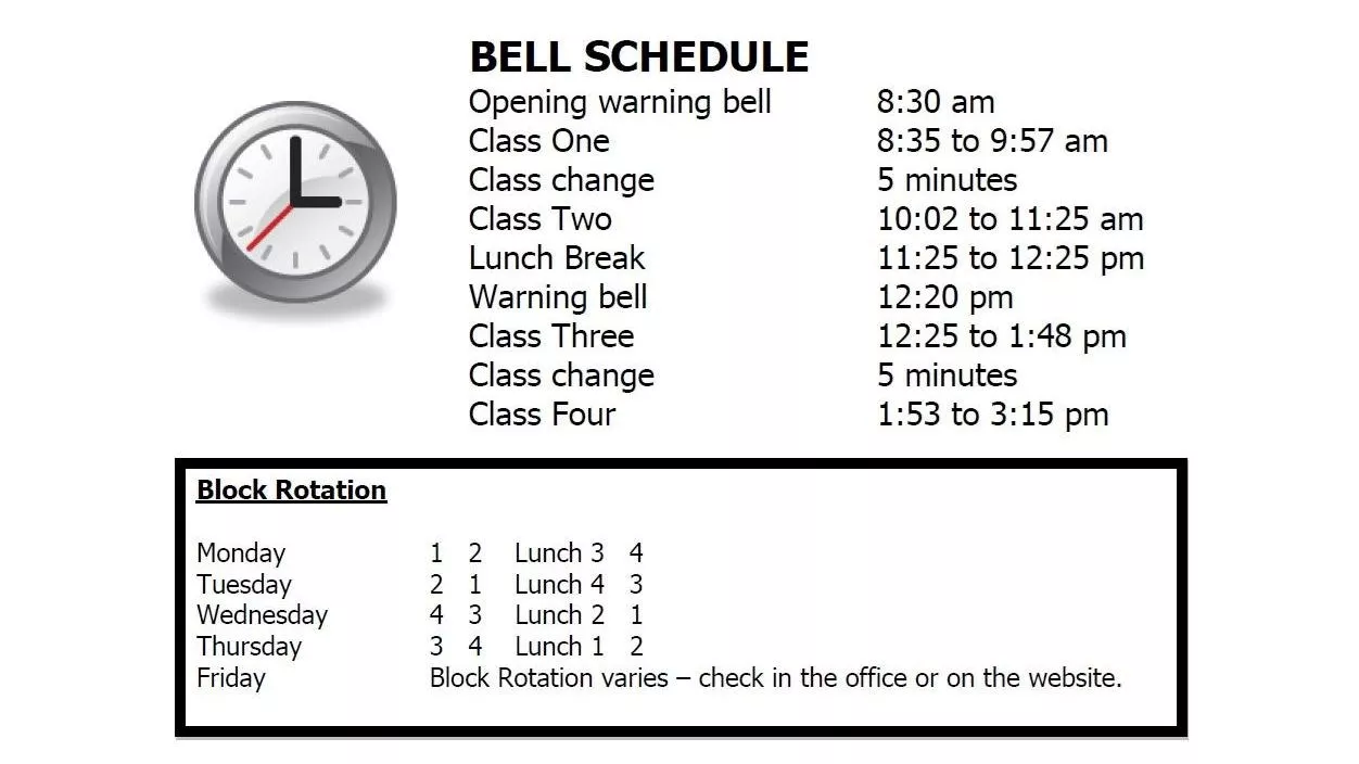 Friday, Nov.17 - 1234 Friday, Nov. 24 - Schools Not in Session Friday, Dec.1 - 2143 Friday, Dec. 8 - Pro-D Day