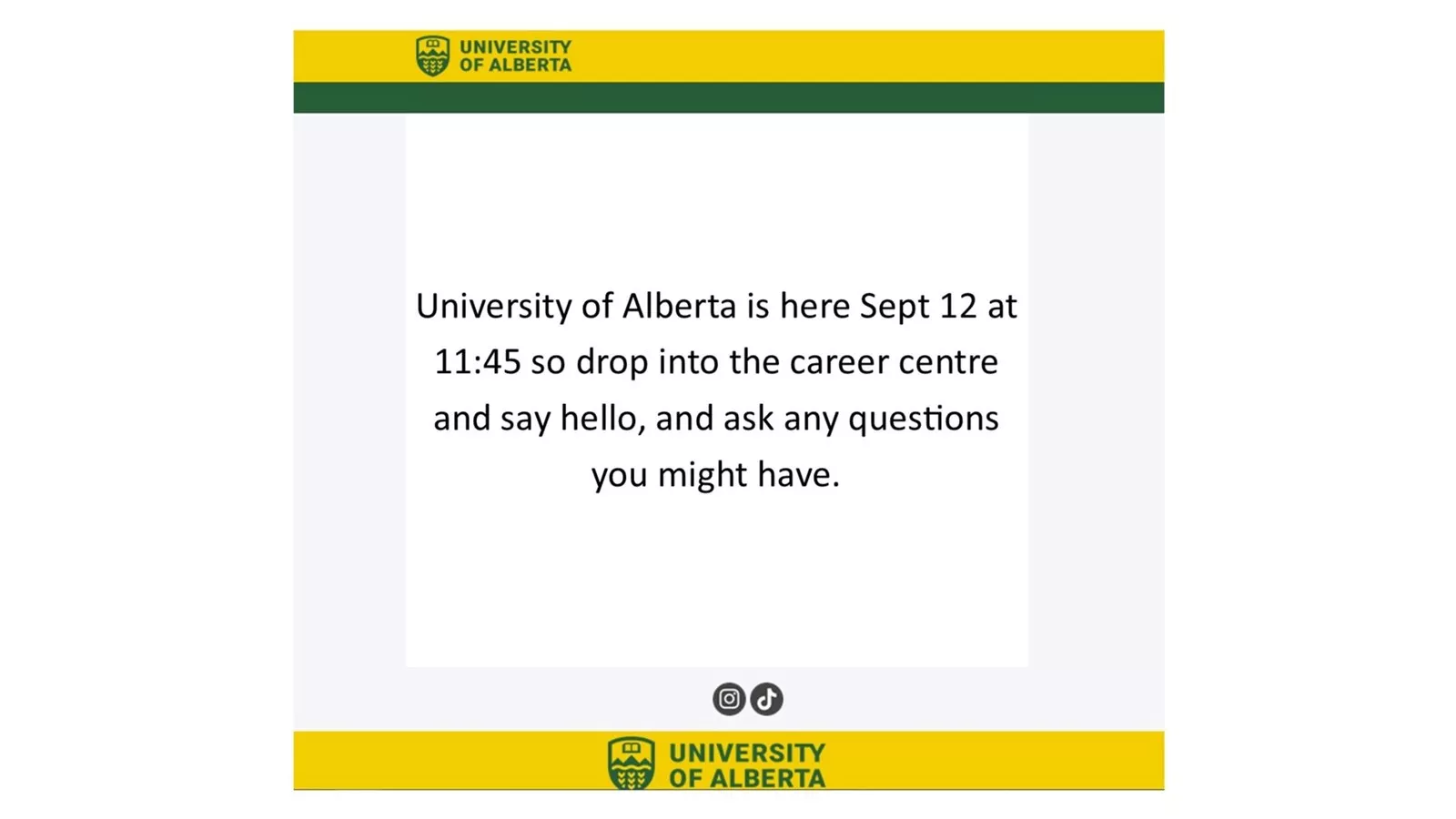 University of Alberta is here